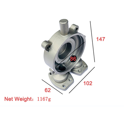 Индивидуальные металлические детали из нержавеющей стали 304/316/316L для отливки клапана насоса